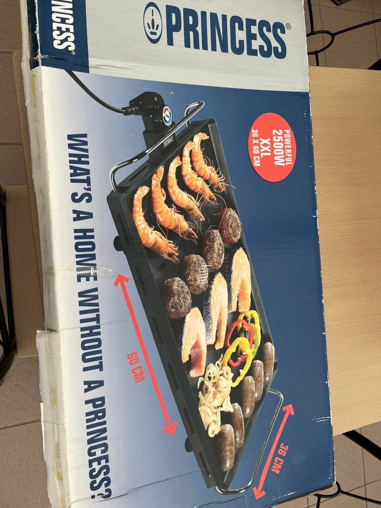 Teppanyaki /plancha plaat 69cm-36cm, Ophalen, Zo goed als nieuw