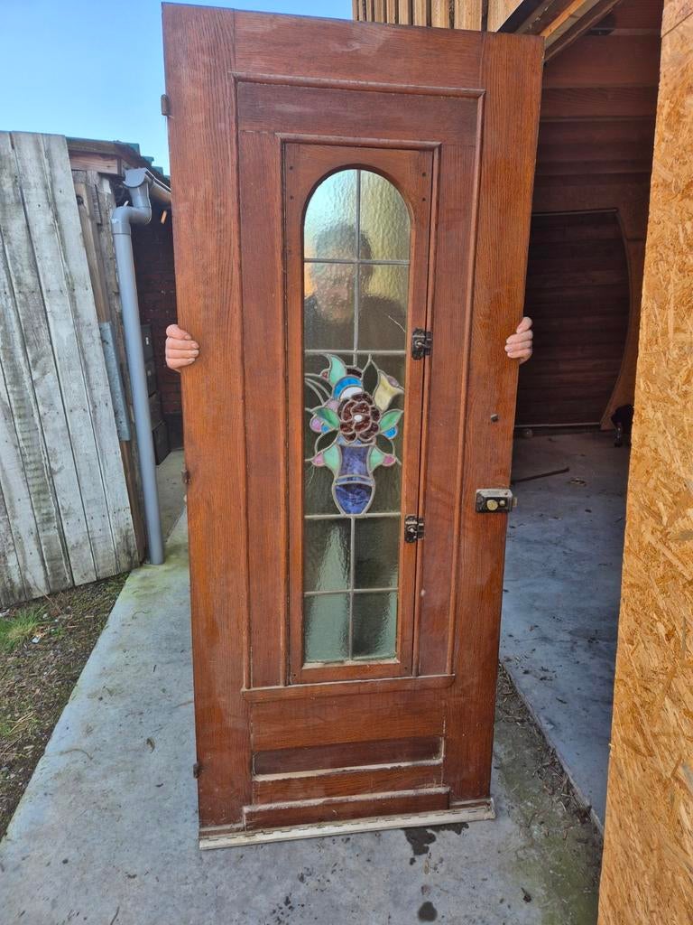 Antieke deur, Doe-het-zelf en Bouw, Deuren en Vliegenramen, Ophalen