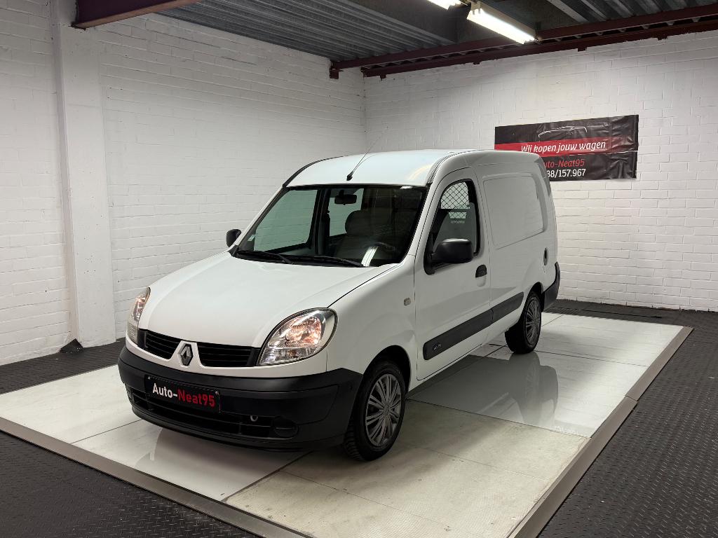 Renault Kangoo lichtevracht 1.5DCI 1ste eig Blanco Gekeurd, 4 deurs, Zwart, Wit, Leder