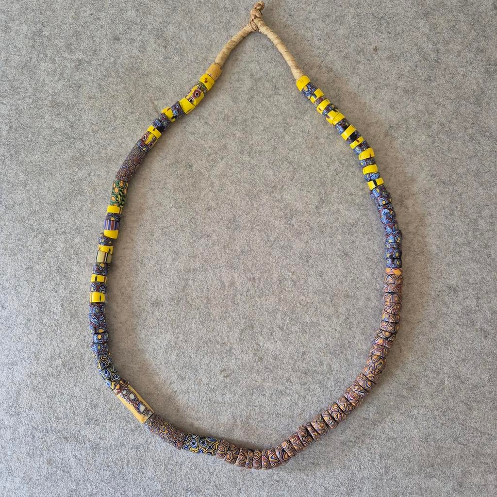 Afrikaanse glasketting, millefiore, Ophalen of Verzenden