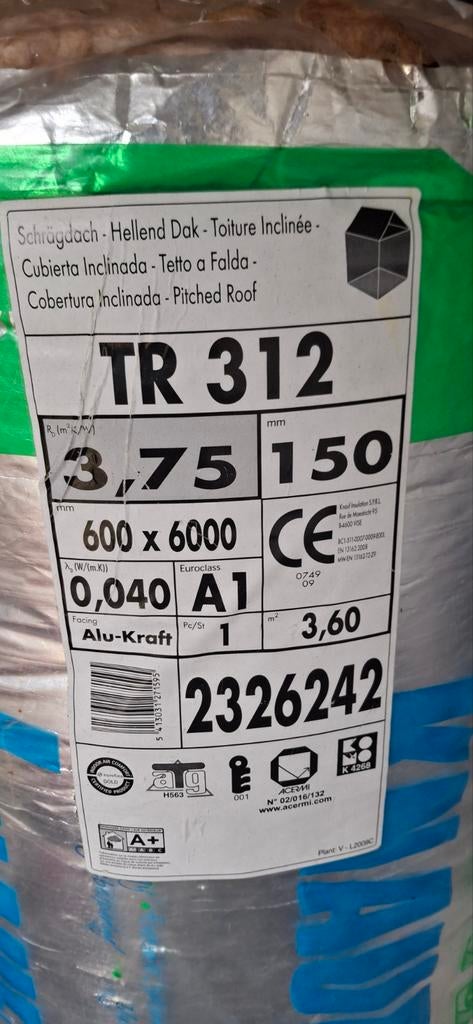 Isolatie dak, Ophalen