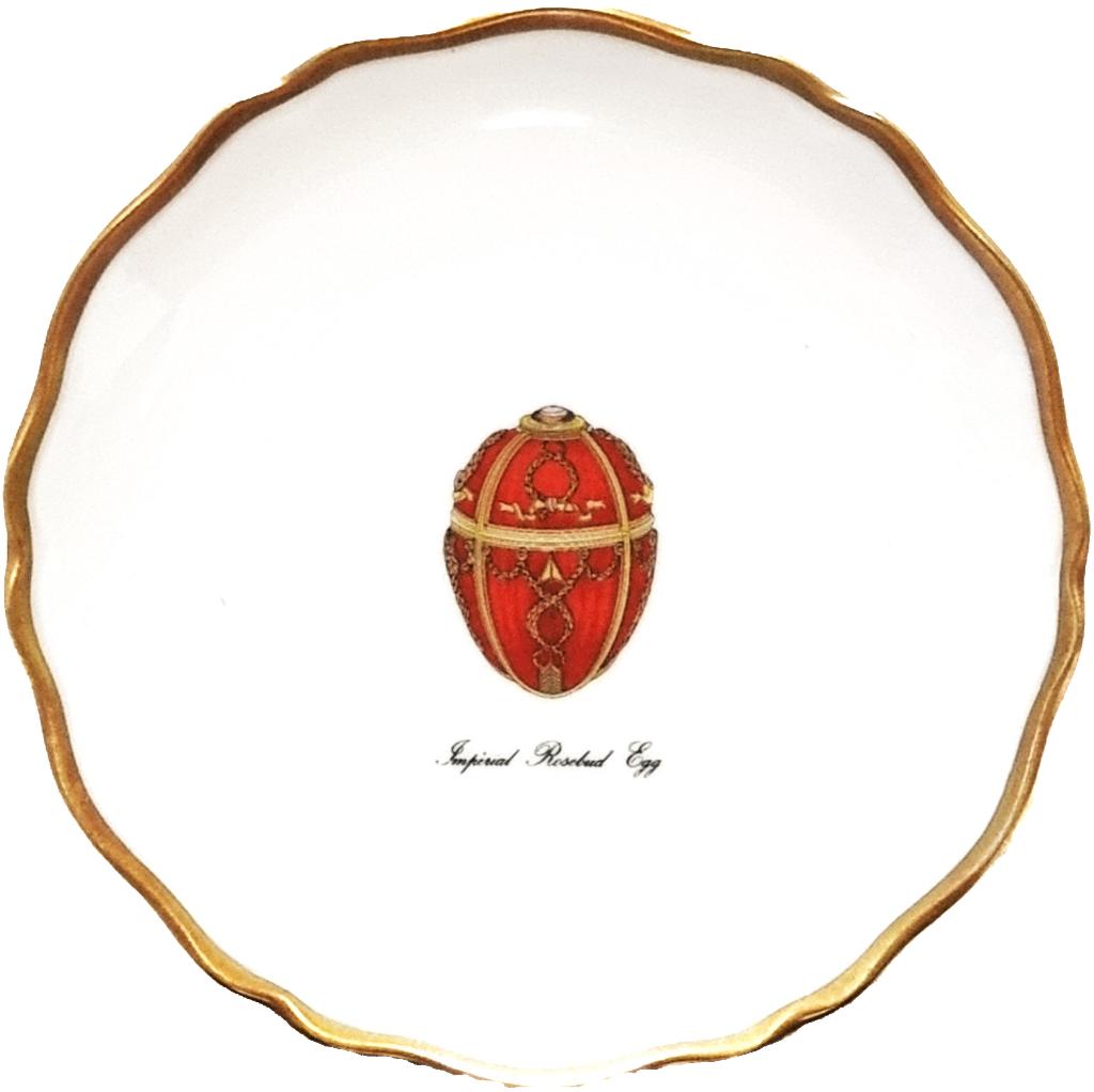 Assiette Fabergé - Porcelaine de Limoges, France., Antiquités & Art, Enlèvement ou Envoi