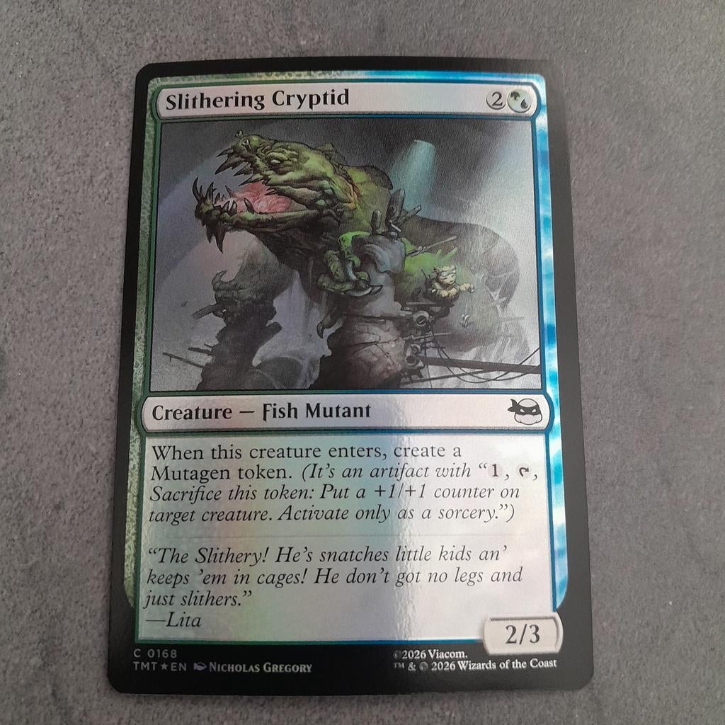 Slithering cryptid c 0168 foil, Ophalen, Foil