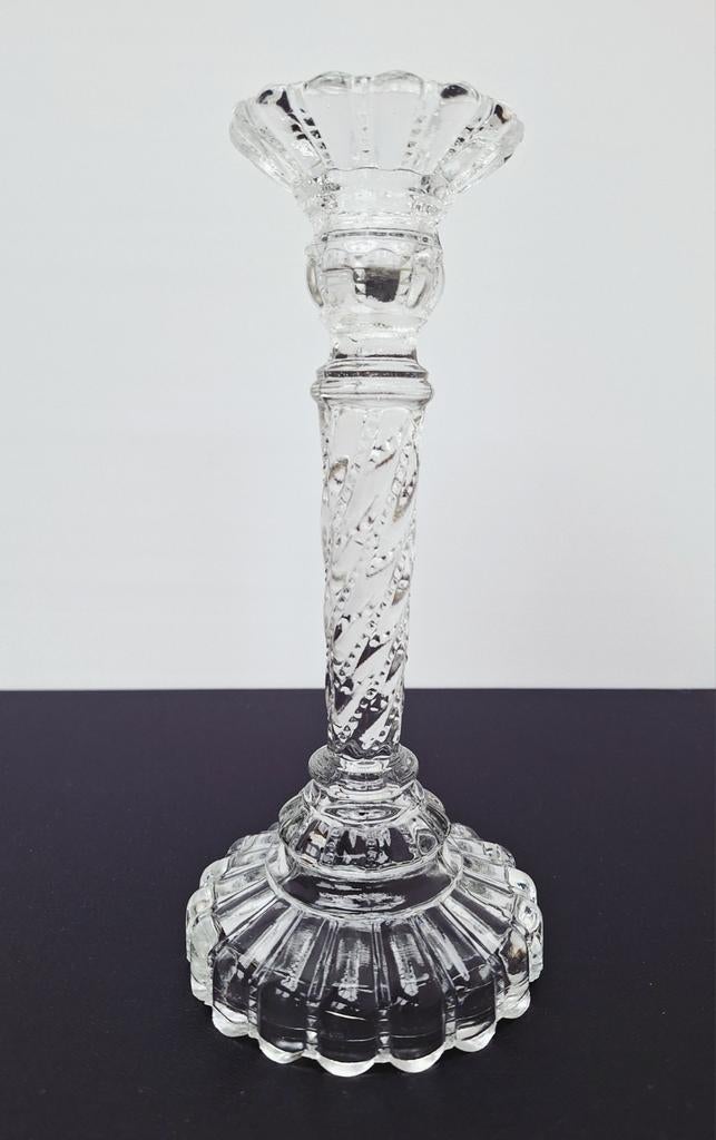 Mooie glazen Art Deco kandelaar  Brockwitz (1936), Ophalen of Verzenden