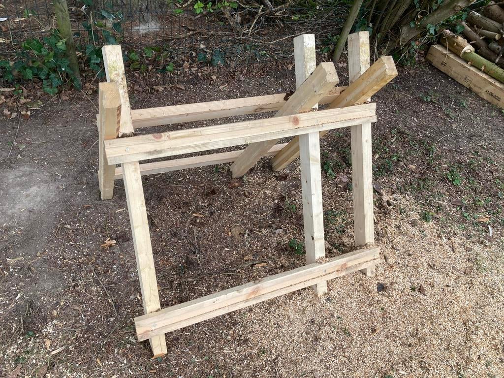 Zaagbok, Ophalen, Zo goed als nieuw, Inklapbaar