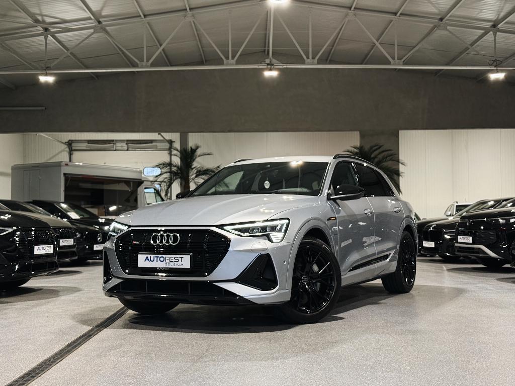 Audi E-Tron 50 Quattro S-Line Florett Zilver - Garantie, Automaat, 230 kW, Zwart, 5 zetels