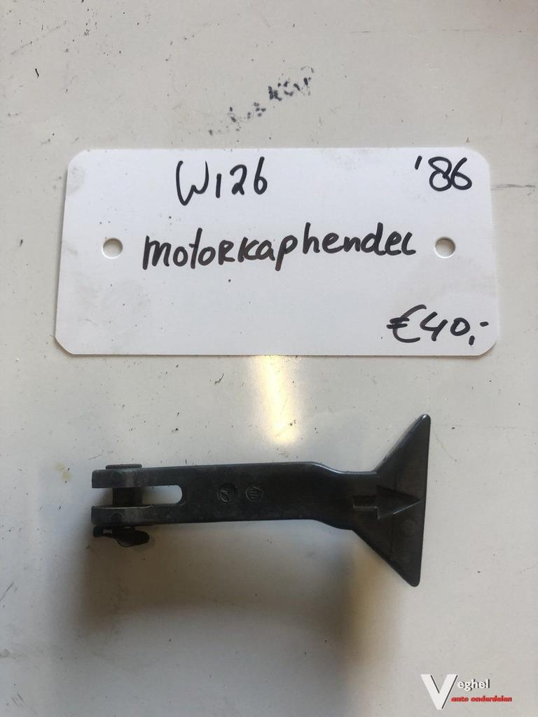 Mercedes w126  1986 motorkaphendel, Auto-onderdelen, Interieur en Bekleding, Gebruikt, -, -, Ophalen of Verzenden