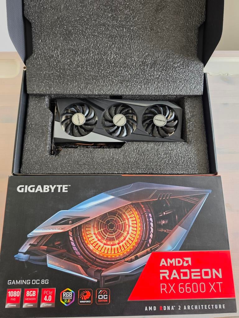 RX6600 XT grafischekaart, Computers en Software, Videokaarten, Ophalen, GDDR6, AMD, PCI