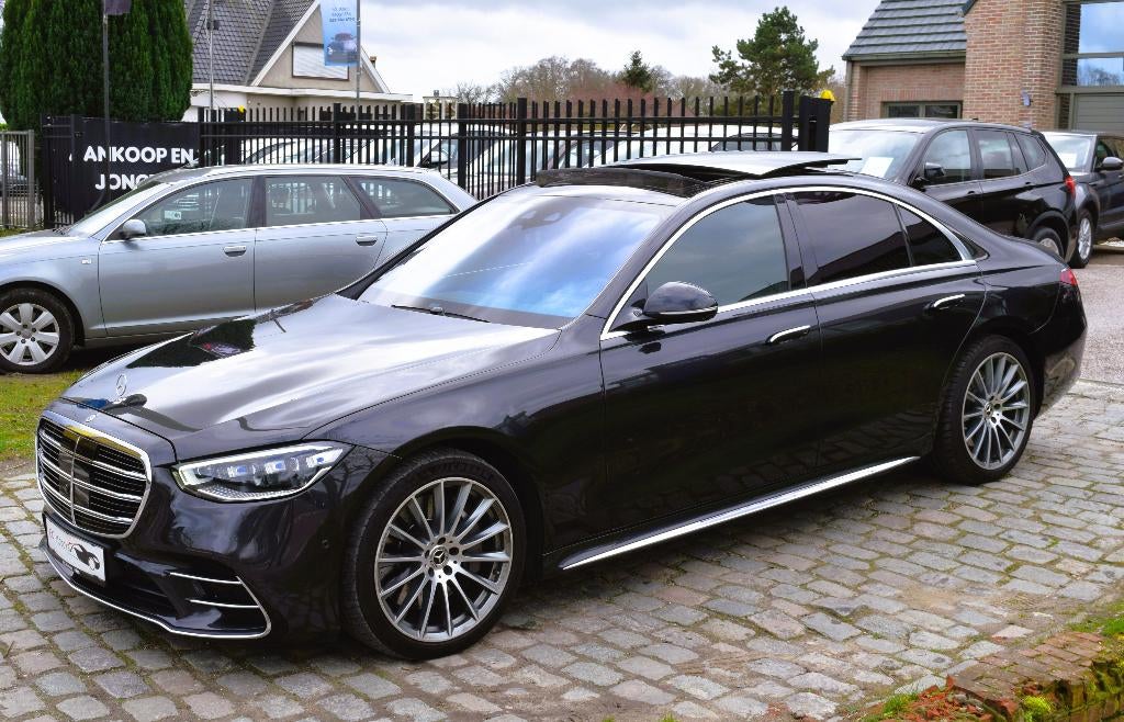 Mercedes S400d 4-Matic/2x AMG LINE/FULL OPTIE/HISTORY, Auto's, Mercedes-Benz, 4 deurs, Leder, Bedrijf, Vierwielaandrijving
