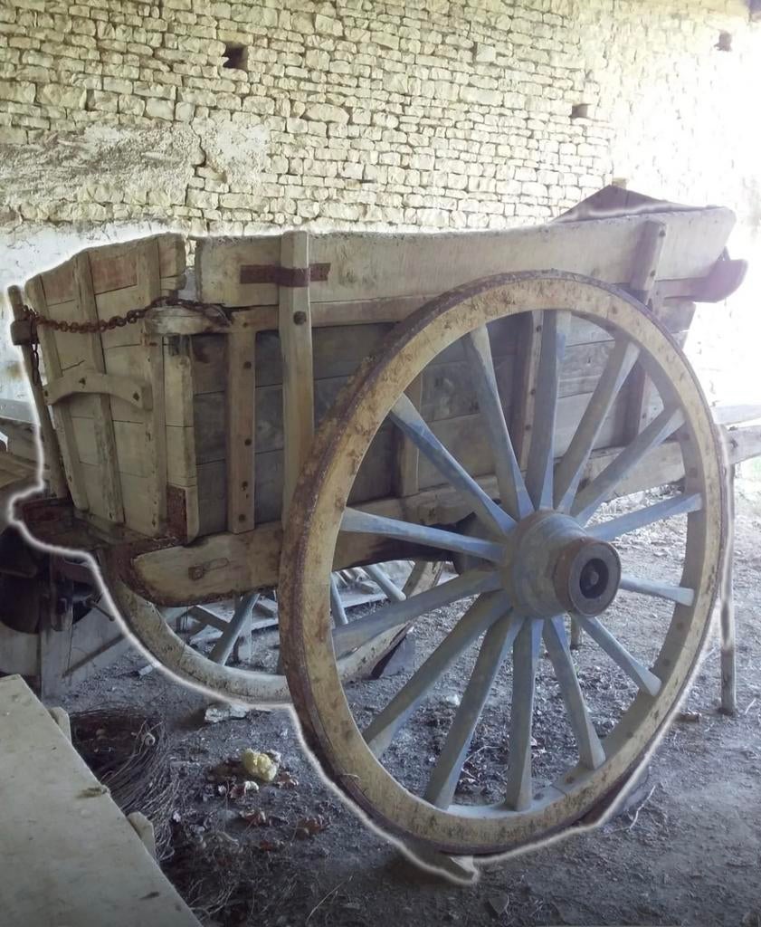 Oude antieke paardenkar, Antiquités & Art, Antiquités | Outils & Instruments, Enlèvement