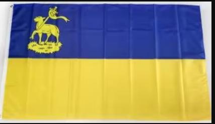 Grote vlag Velsen (150x90cm), Ophalen of Verzenden, Nieuw