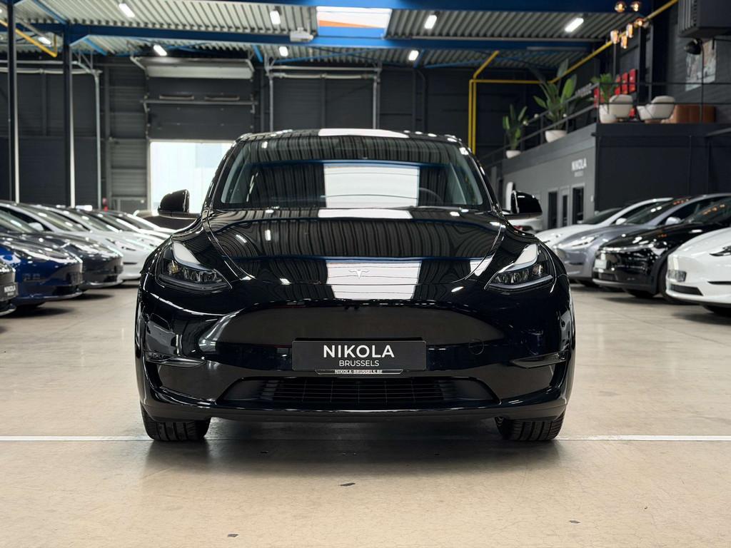 Tesla Model Y LONG RANGE - AWD - HIGHWAY AUTOPILOT, Auto's, Zwart, Zwart, 5 zetels, Model Y