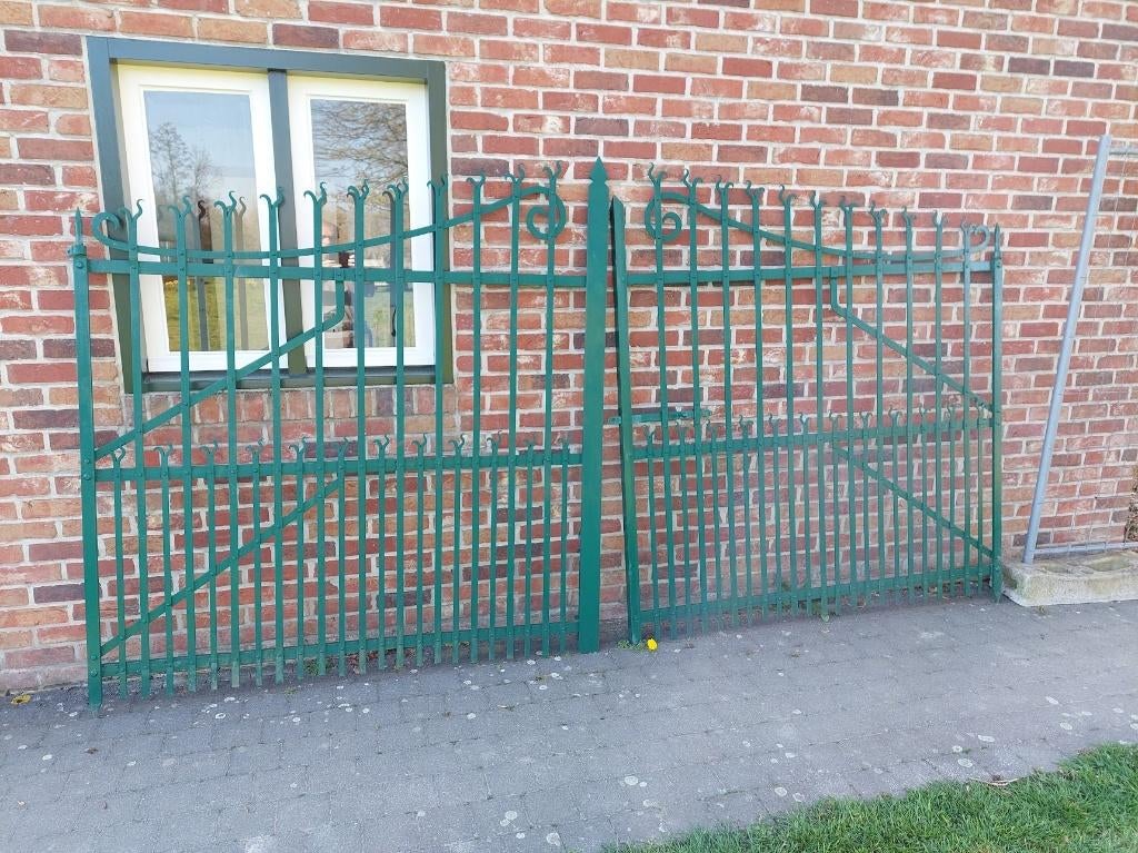 Antiek tuinhek, Jardin & Terrasse, Clôtures de jardin, Comme neuf, Porte du jardin, Fer, Enlèvement