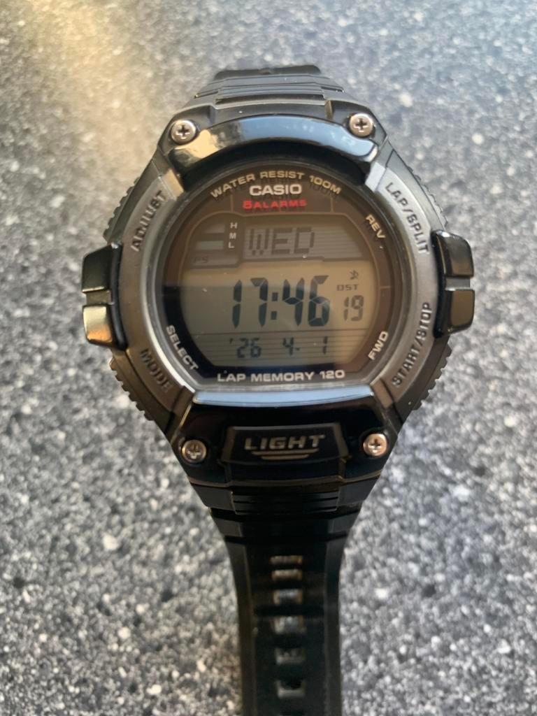 Casio op zonne-energie, Ophalen, Gebruikt