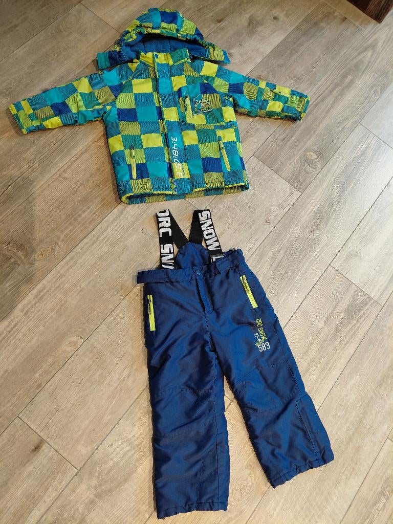 Combinaison ski garçon 4 ans, Zo goed als nieuw, Kleding, Ski, Ophalen