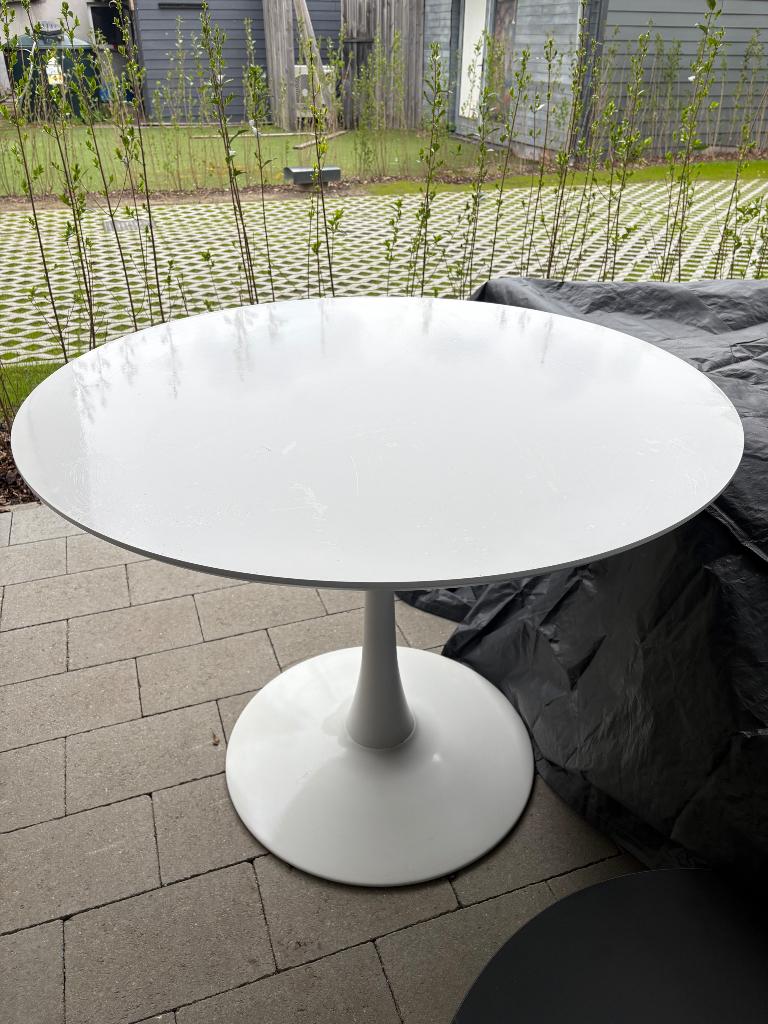 Ronde eettafel, Ophalen, Gebruikt, Rond, Modern