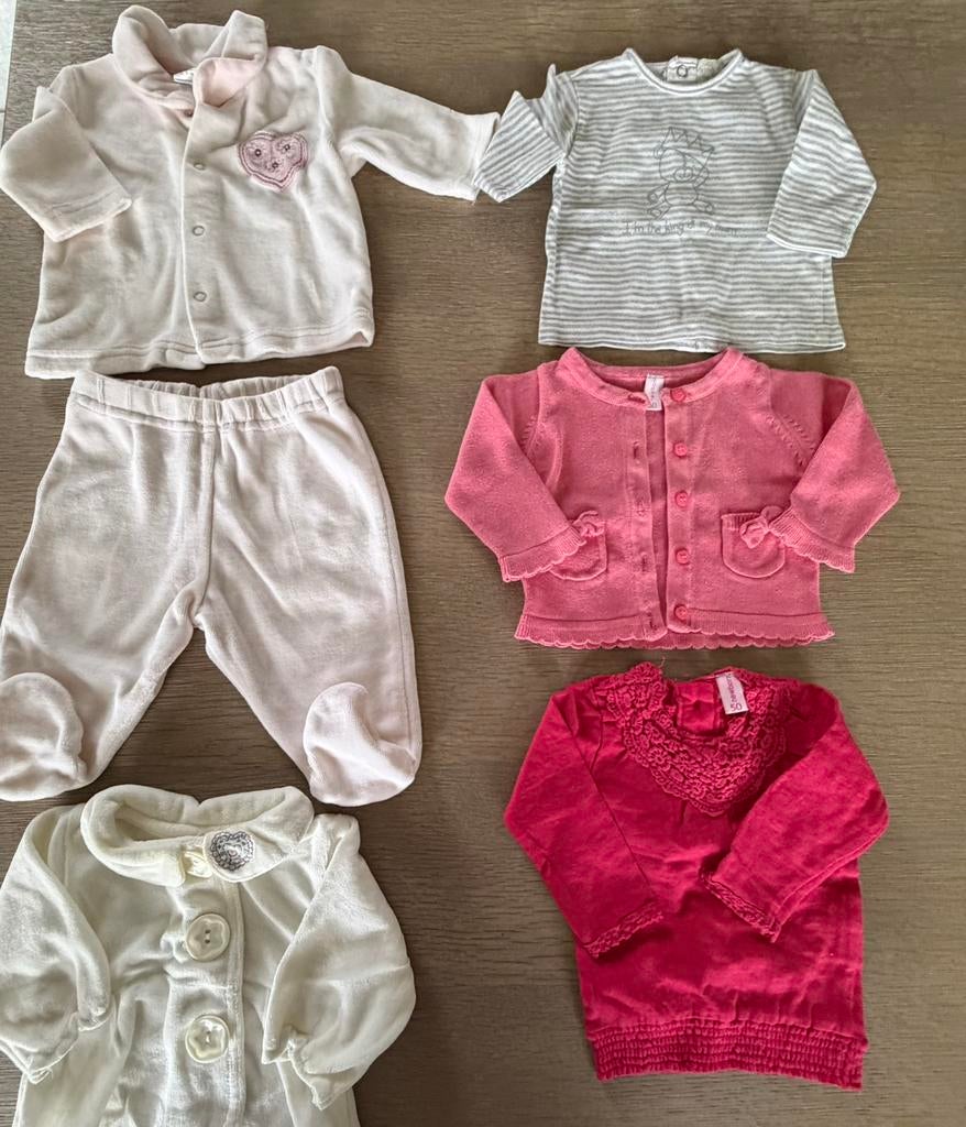 6 st baby meisjes kleding (50), Ophalen, Zo goed als nieuw, Maat 50