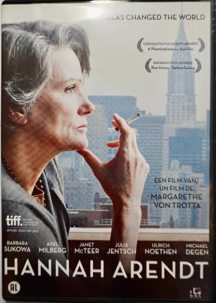 Hannah Arendt, Cd's en Dvd's, Dvd's | Drama, Ophalen of Verzenden, Zo goed als nieuw, Waargebeurd drama