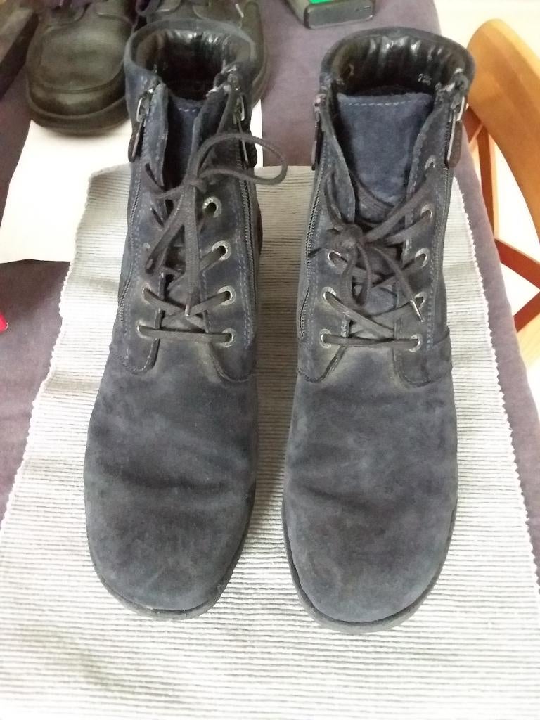 bakersfield Wolky maat 43, donker marineblauw, Kleding | Dames, Schoenen, Blauw, Lage of Enkellaarzen, Ophalen of Verzenden, Zo goed als nieuw