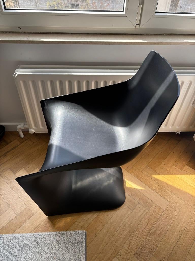 6x Design stoelen Kristalia PULP – Christophe Pillet, Ophalen, Kunststof, Zwart, Design