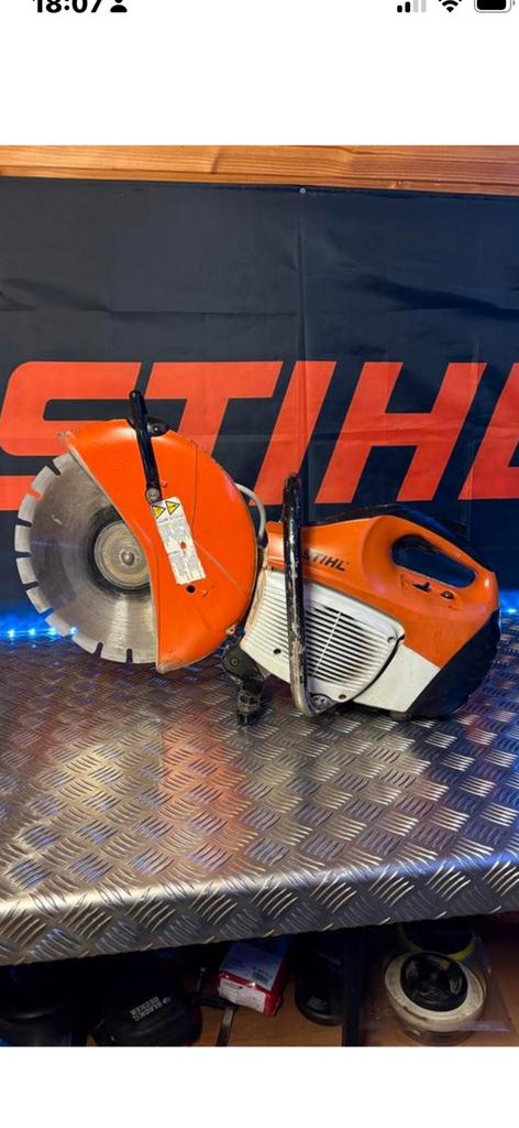 Krachtige Stihl TS 420 bandenzaag Bj 2020 topstaat., Enlèvement, Utilisé