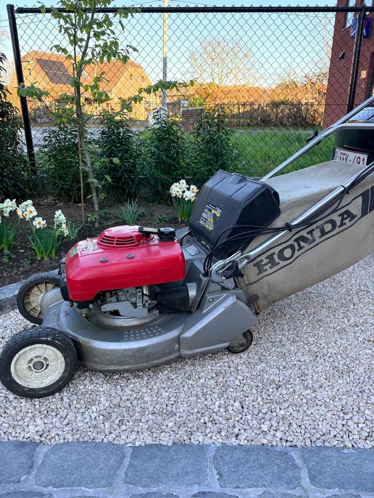 Honda HR1950 grasmachine, Ophalen, Gebruikt, Benzine-grasmaaier