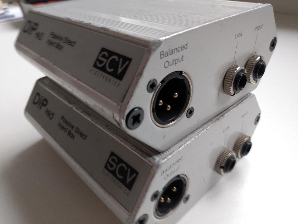 2 x DI Box DIP MK3 SCV Audio / LA Aaudio, Muziek en Instrumenten, Effecten, Ophalen of Verzenden, Gebruikt, Overige typen
