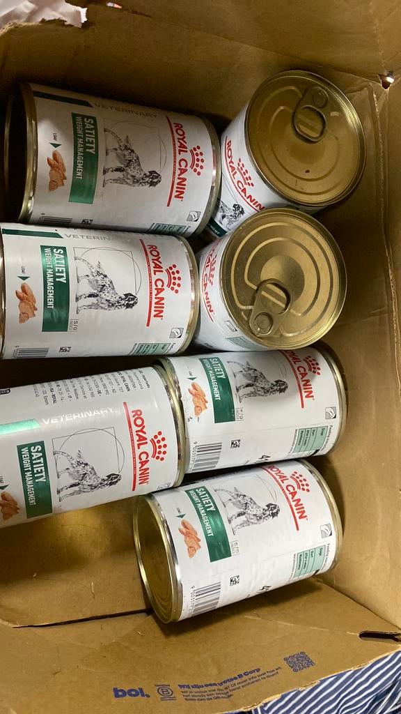 Royal Canin 7 blikken Satiety hond, Dieren en Toebehoren, Dierenvoeding, Ophalen, Hond