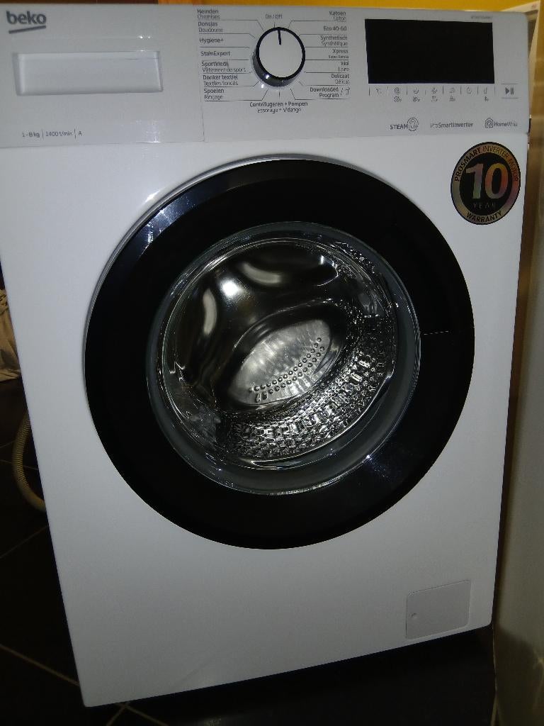 Machine à laver beko, 1200 à 1600 tours, Programme lavage à la main, Chargeur frontal, Enlèvement