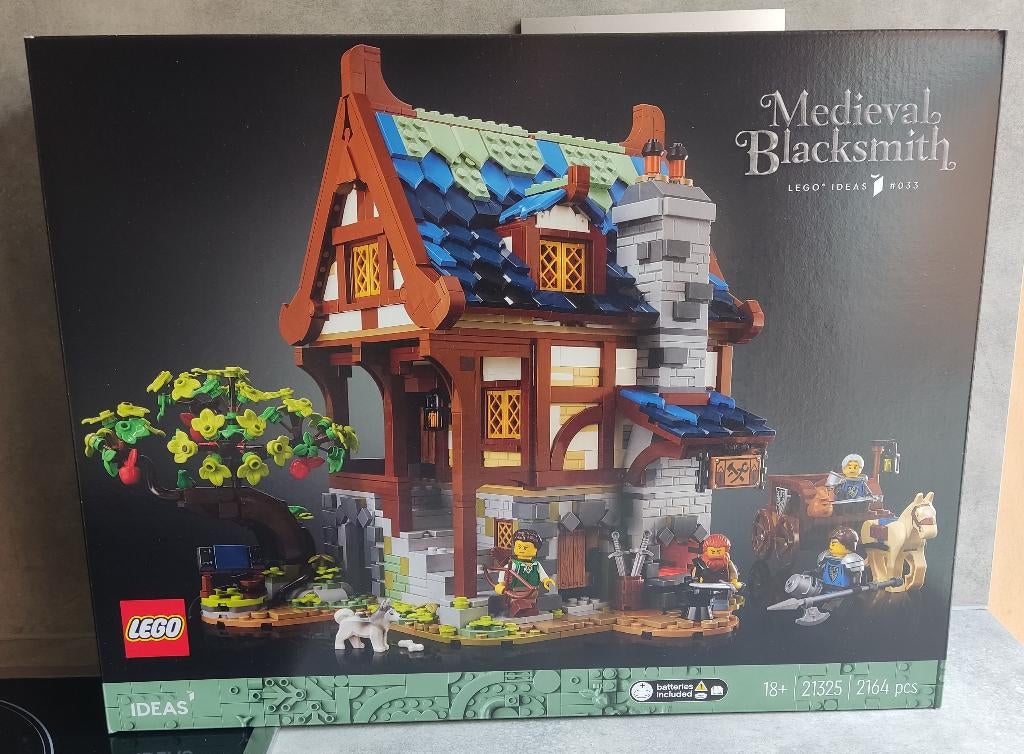 lego ideas 21325 middeleeuwse smid, Ophalen of Verzenden, Nieuw, Lego, Ideas