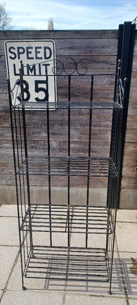 Plantenrek gietijzer, Tuin en Terras, Tuinwanddecoratie, Ophalen, Gebruikt