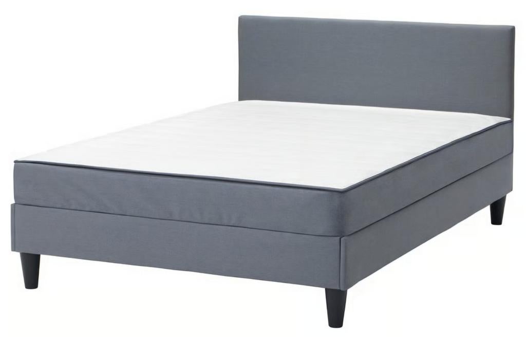 Lit box avec matelas à ressorts, Maison & Meubles, Chambre à coucher | Lits boxsprings, Gris, Enlèvement ou Envoi, Comme neuf