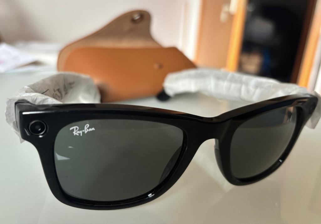 Rayban Meta Wayfarer gen 2, Enlèvement ou Envoi, Comme neuf, Ray-Ban, Lunettes de soleil