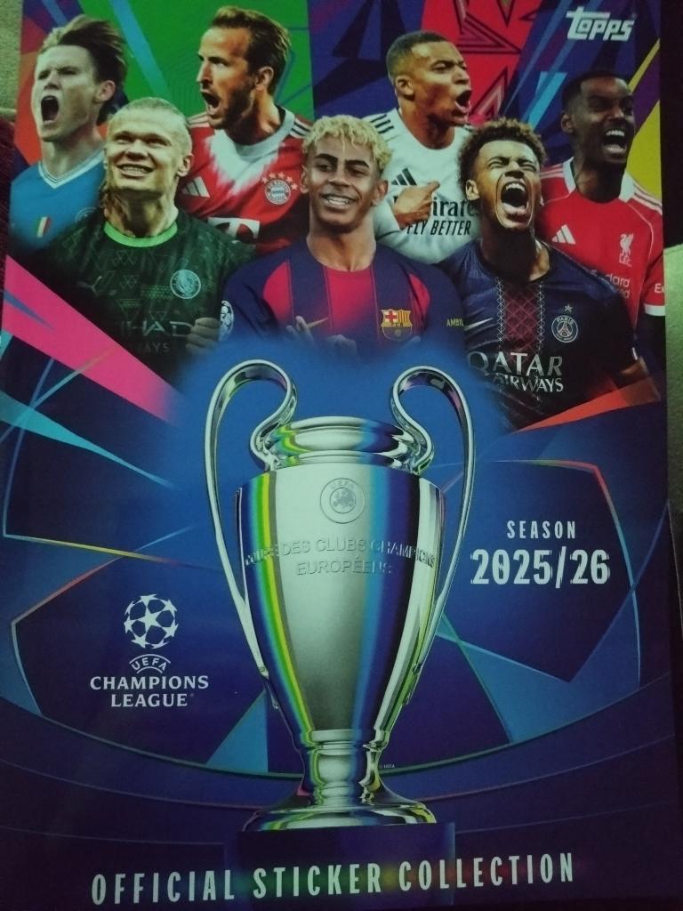 Gezocht Topps Champions League stickers 2025/26, Ophalen of Verzenden, Nieuw, Meerdere stickers
