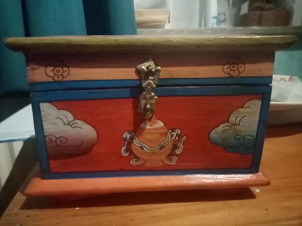 sieradenkist uit Tibet, Ophalen of Verzenden, Overige materialen