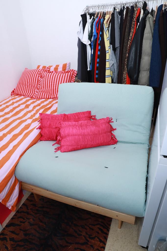 Lit Banquette Futon Thaï 4 positions (Fauteuil convertible), Maison & Meubles, 90 cm, Une personne, Enlèvement, Utilisé