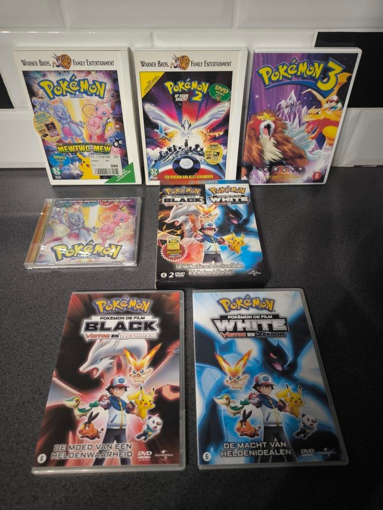 De 3 eerste Pokémon films

Black & white en de eerste cd, Cd's en Dvd's, Ophalen