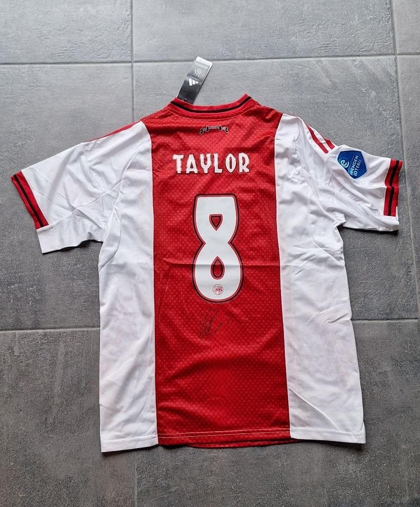 Shirt / voetbaltrui met handtekening; Kenneth Taylor # Ajax, Verzamelen, Verzenden, Nieuw, Shirt