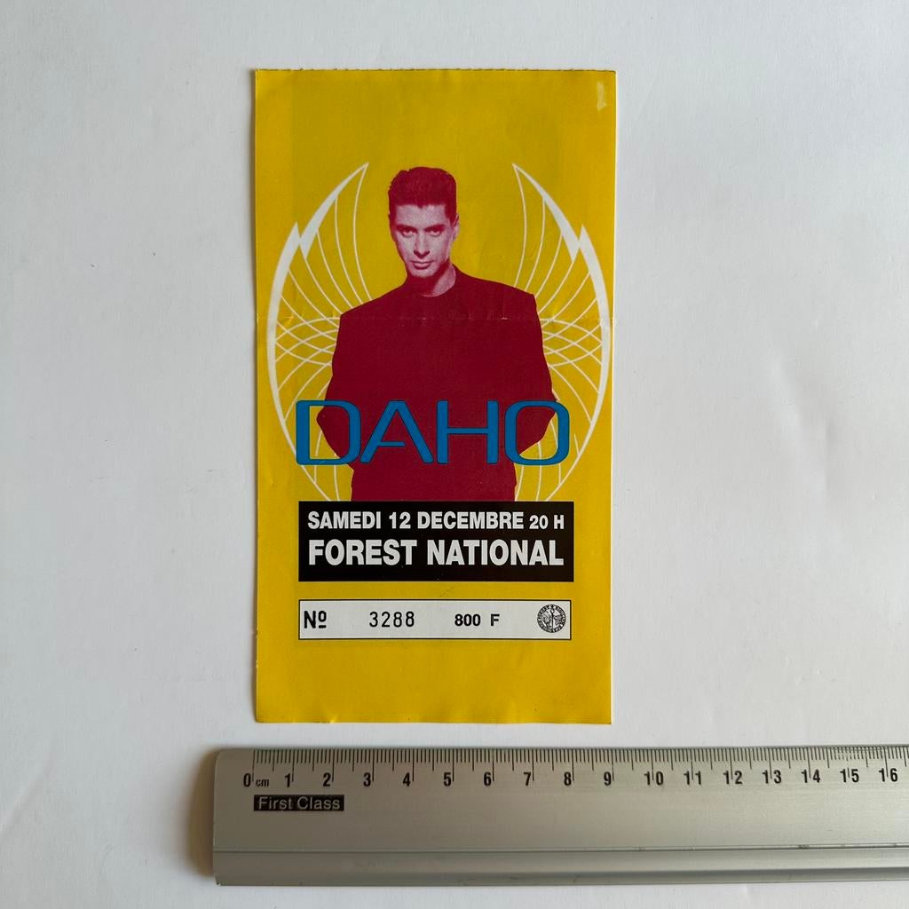 Étienne Daho : concert Forest National 1992, Envoi, Utilisé, Autres types