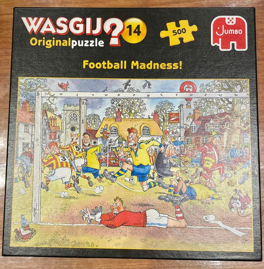 Wasgij Puzzle original 14 Football Madness 500 pièces, Enlèvement ou Envoi