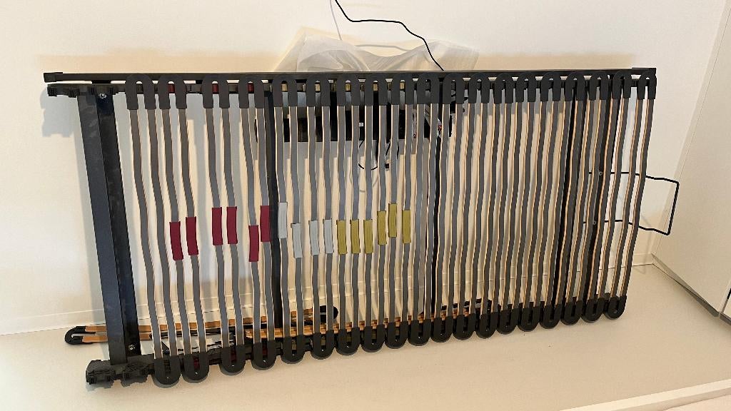 Elektrische lattenbodem voor éénpersoonsbed, Ophalen, Eenpersoons, 210 cm, Bedbodem
