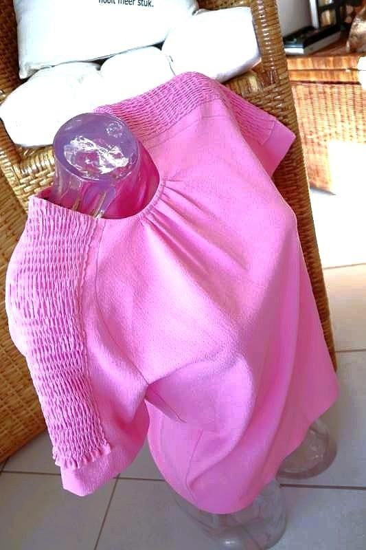 sierlijk chic roze blouse, Enlèvement ou Envoi, Rose, Taille 36 (S), Comme neuf