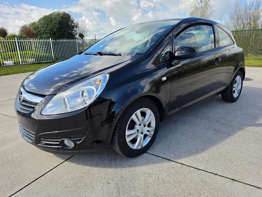 Opel Corsa 1.2i 2008 Airco Gekeurd v Verk + Garantie, Zwart, Electronic Stability Program (ESP), 1229 cc, Zwart