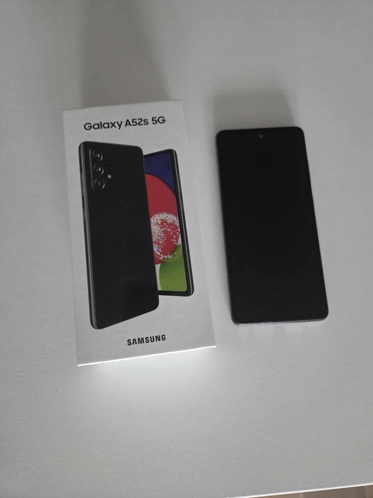 Samsung Galaxy A52 5G - 128 GB - Awesome Black, Telecommunicatie, Mobiele telefoons | Samsung, Ophalen, Gebruikt, Zwart, Android OS