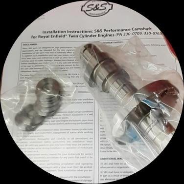S&S Royal Enfield Interceptor/Continental GT nokkenas, Motoren, Ophalen of Verzenden