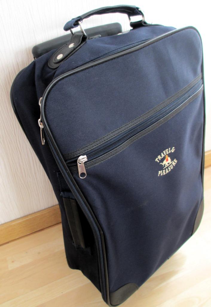 zachte koffer cabin trolley Travel & pleasure 50 x 33 x 15cm, Handtassen en Accessoires, Koffers, Wieltjes, Gebruikt, 50 tot 60 cm