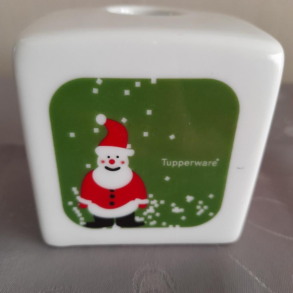 Tupperware kaarshouder Kerstmis., Huis en Inrichting, Ophalen, Zo goed als nieuw