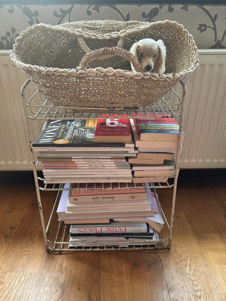 Ancien presentoir etagere brocante, Enlèvement, Utilisé