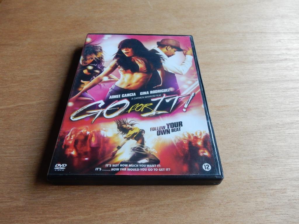 nr.1379 - Dvd: go for it - dansfilm, Vanaf 12 jaar, Ophalen of Verzenden, Zo goed als nieuw, Overige genres