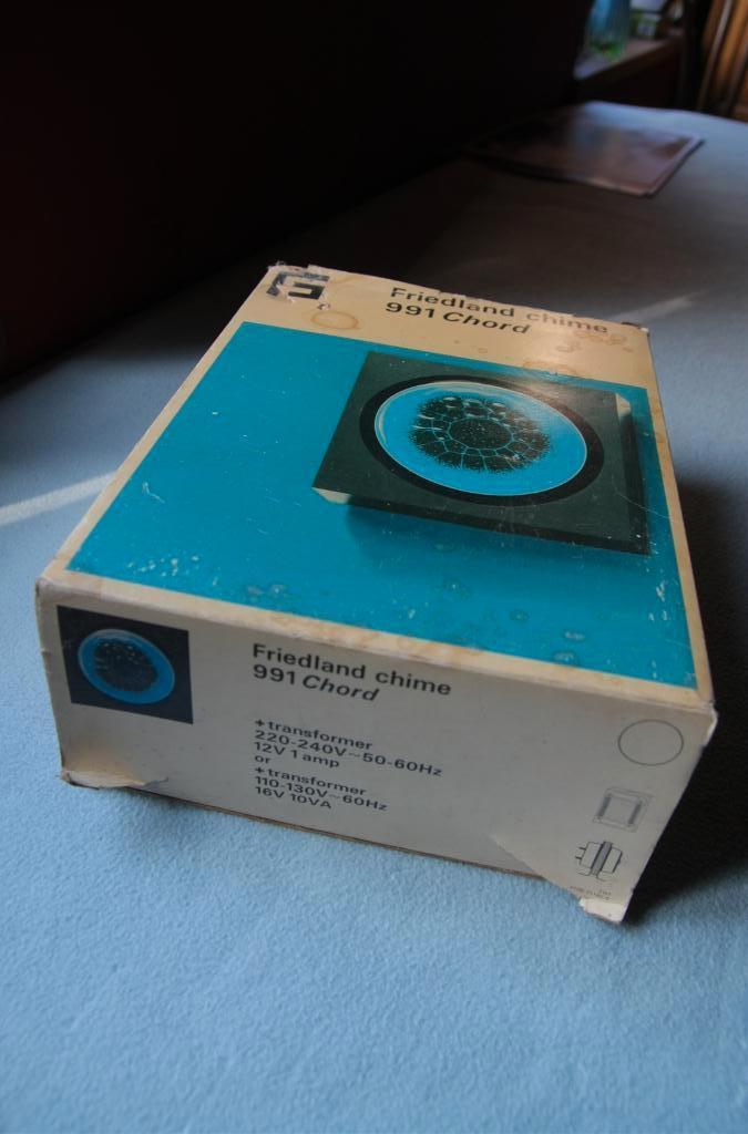 Vintage Friedland Chime 991 Chord deurbel gong, Ophalen of Verzenden